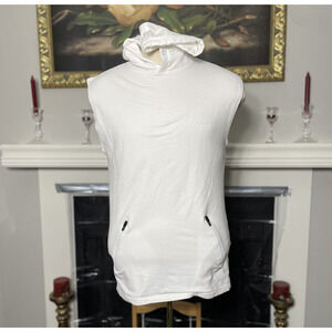 MAN Boohoo Sleeveless Gym Hoodie Size Small